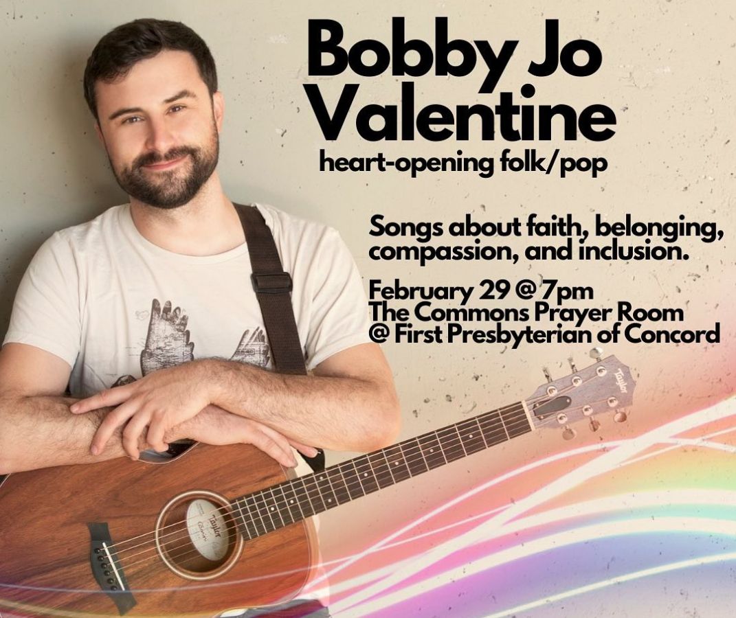 An evening with performer Bobby Jo Valentine in the Commons
