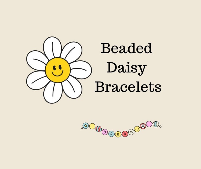 Beaded Daisy Bracelets