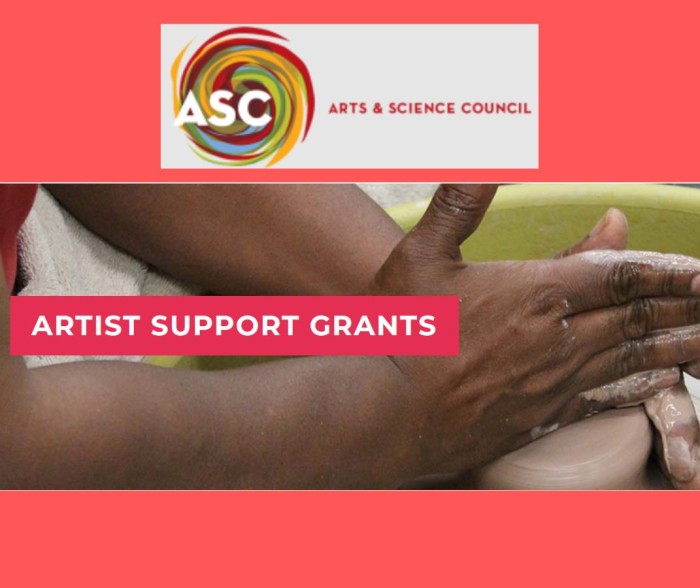 Arts & Science Council FY25 Artist Support Grant is now open!