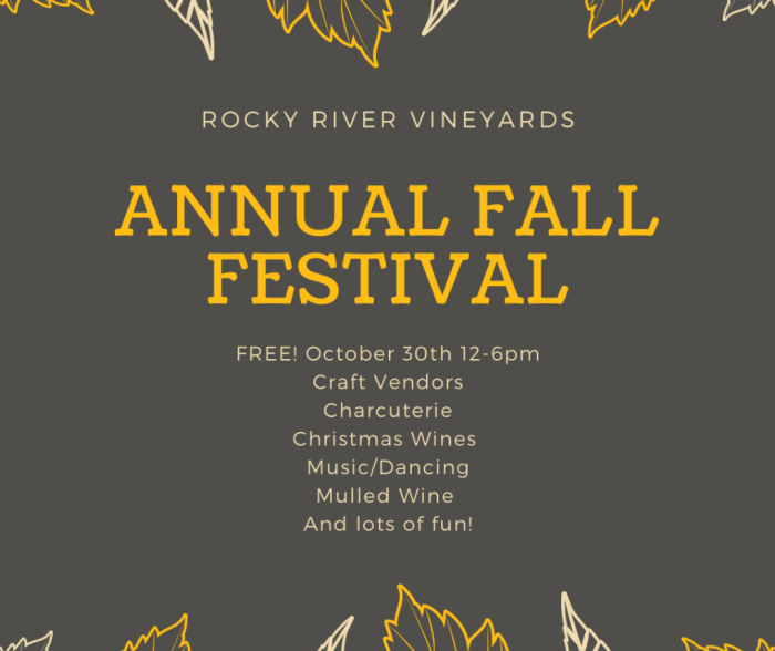 Fall Festival at Rocky River Vineyards