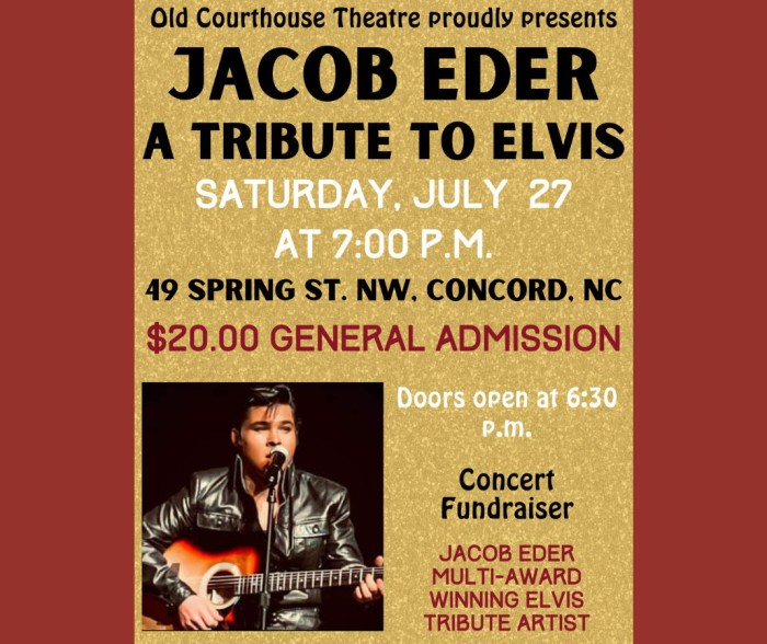Jacob Eder: A Tribute to Elvis "A Night with Elvis"