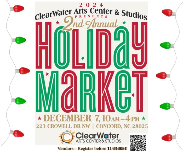 ClearWater Arts Center & Studio 2nd Annual Holiday Market