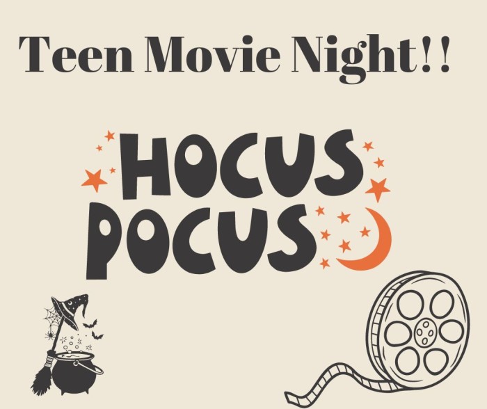 Teen Halloween Movie Night 