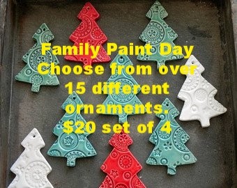 Family Paint Day - Ornaments 
