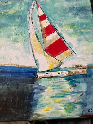 Sailing Away Beth Badourop